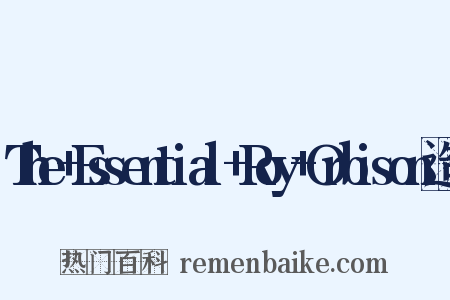 The+Essential+Roy+Orbison造句是什么意思的图片